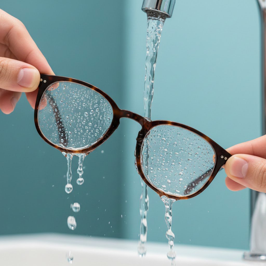 Tại sao cần vệ sinh kính mắt đúng cách