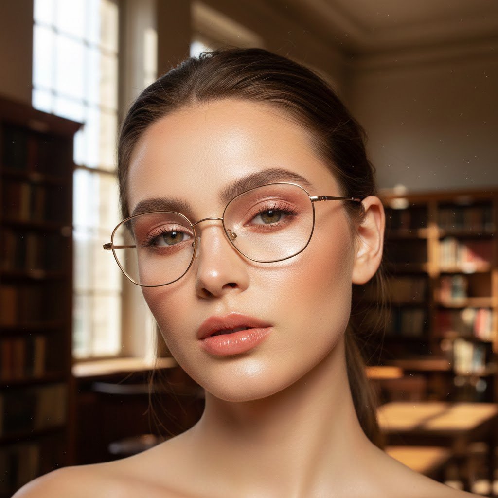 Mix makeup với các loại gọng kính