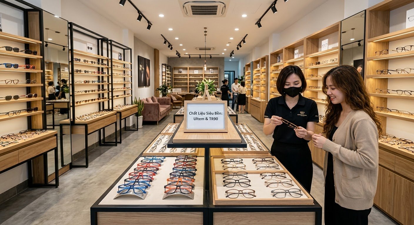 Tư vấn chọn kính Ultem và TR90 chuyên nghiệp tại Store Sunny