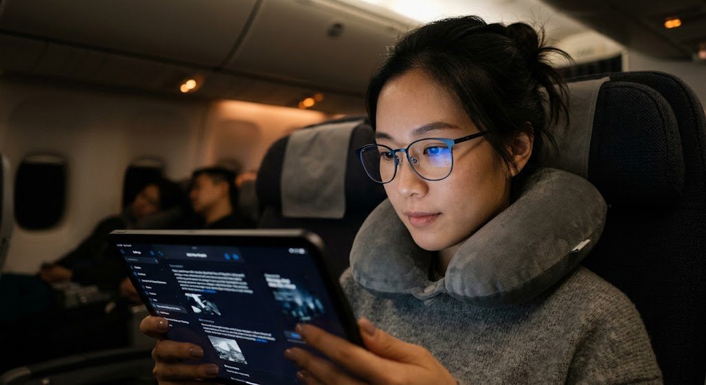 Môi trường trong máy bay ảnh hưởng đến mắt như thế nào