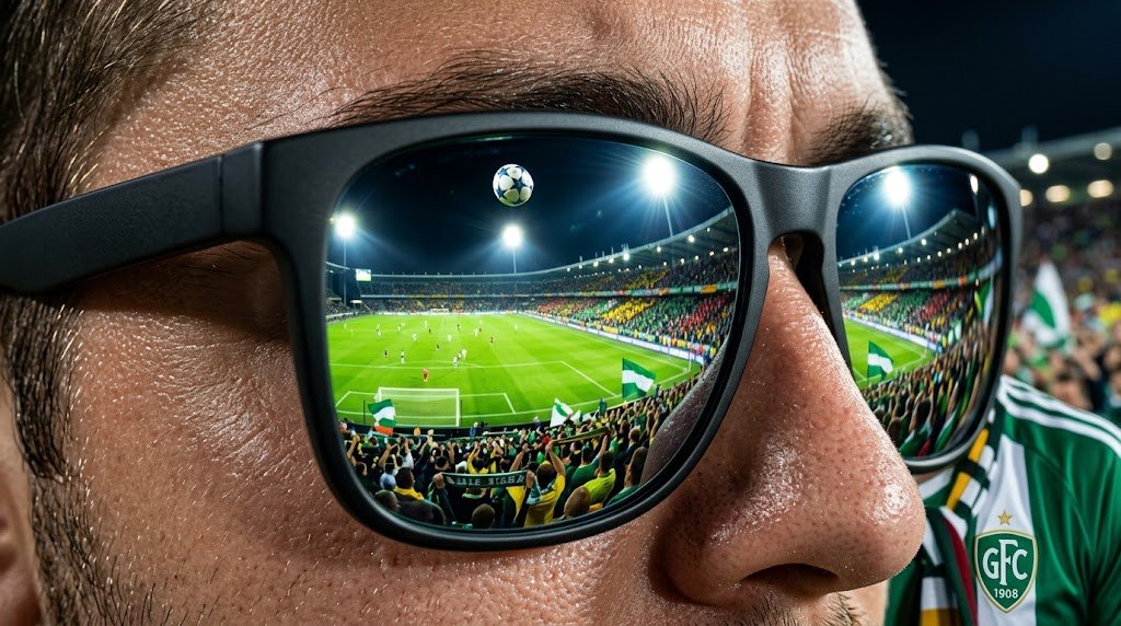 Kính râm tráng gương Mirrored Sunglasses cho fan bóng đá World Cup
