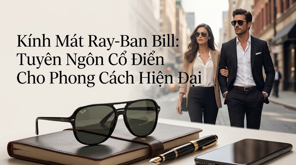 Ray-Ban Bill: Biểu Tượng Phong Cách Cổ Điển Được Tái Hiện Theo Tinh Thần Hiện Đại